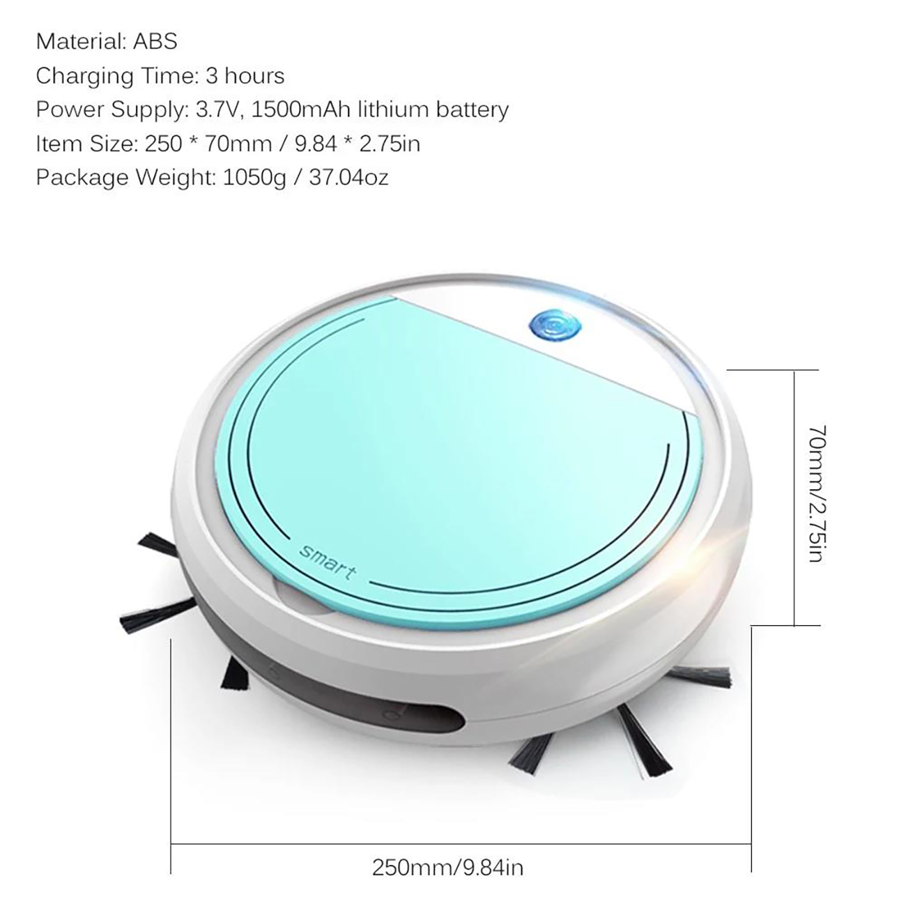 dodocool Robotic Vacuum Cleaner UV Cleaner Floor Mopping Robot